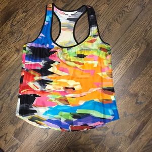 Silk racer back swing tank